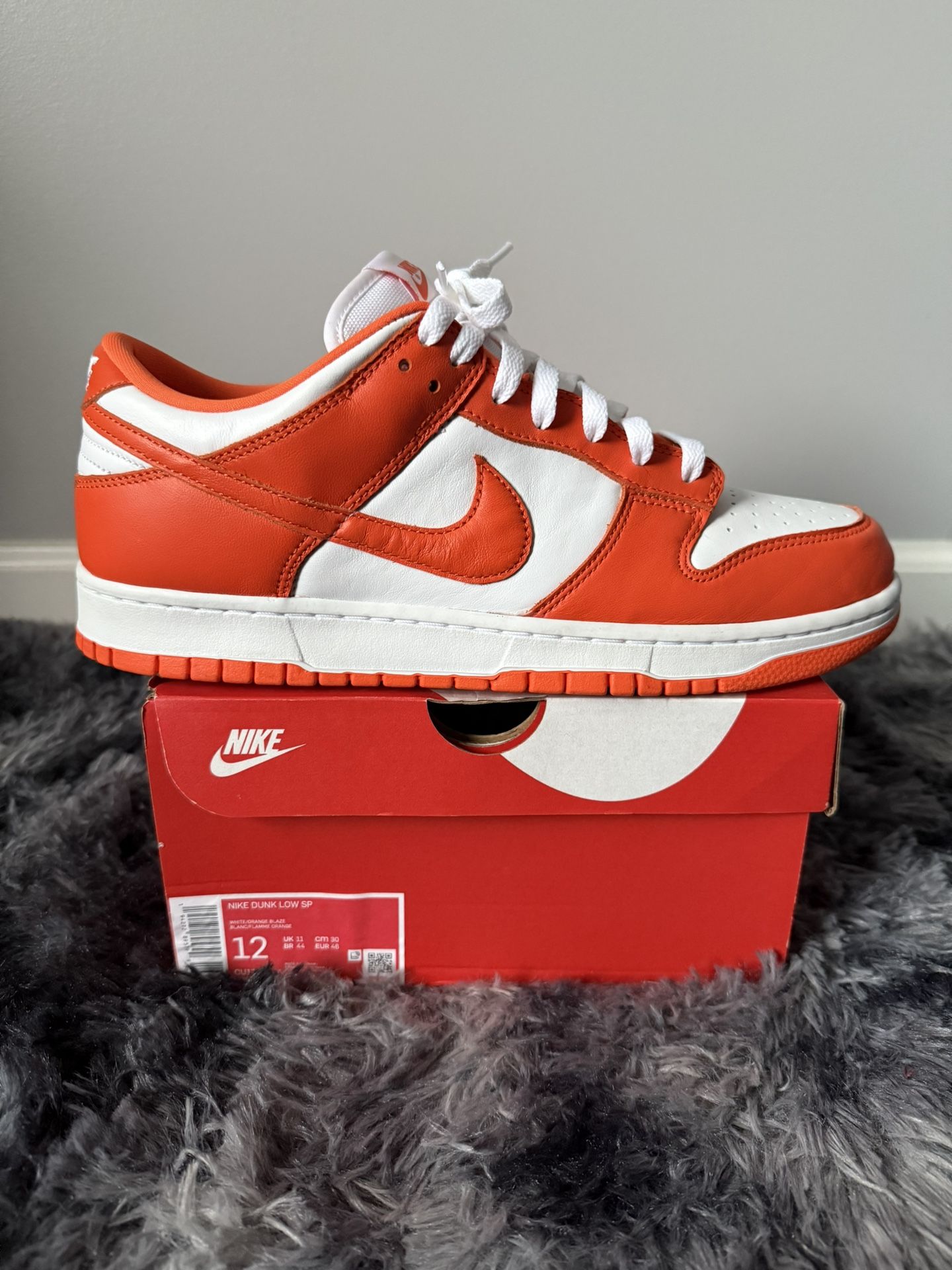 Size 12M - Nike Dunk Low Retro SP Syracuse 2020 *PRE-OWNED VERY CLEAN*
