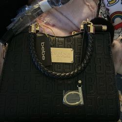 Bebe Black Purse With Wallet  👛 