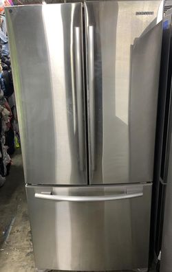 Stainless Samsung French Door Refrigerator with Twin Cooling