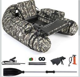Inflatable Float Tube, Fishing Belly Boat