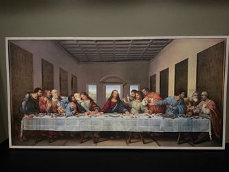 The Last Supper Framed Canvas Print