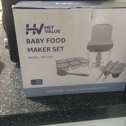 New Glass Baby food Maker Set 