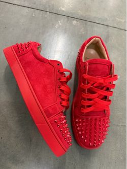 Red on red bottoms spikes