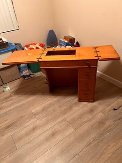 Sewing machine work station