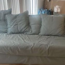 BLUE SLEEPER SOFA 