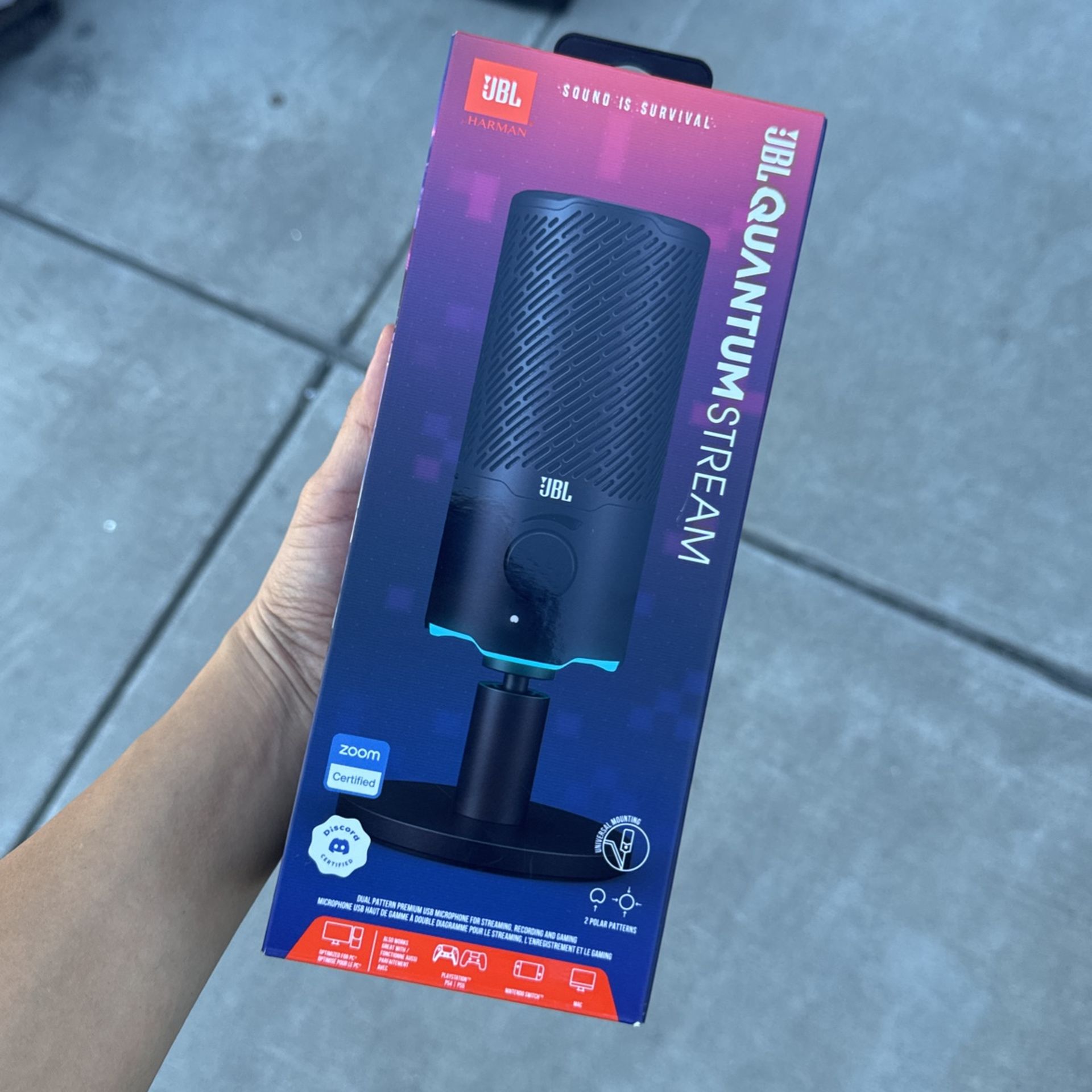JBL Microphone For Streaming Recording And Gaming