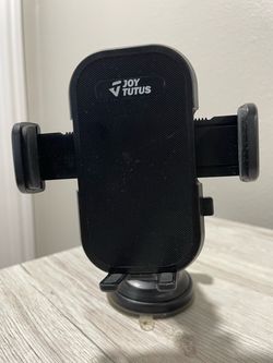 Joy Tutus Suction Cup Car Phone Mount/Holder, Adjustable Angle, Black