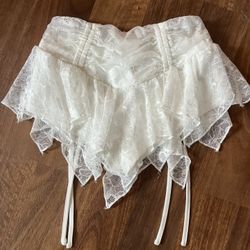 White Lace, Mini Skirt Size Extra Small Brand New Coachella Vibes!