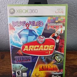 PopCap Arcade Vol. 1 Bejeweled 2, Astro Pop, Feeding Frenzy, Zuma Xbox 360, 2007