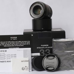 Fujifilm XF 33mm f/1.4 R LM WR — Like New, Boxed, Fast Prime (X-Mount)