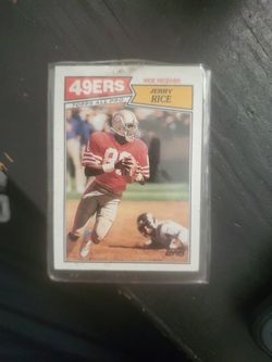 Jerry Rice Topps Card $100 obo