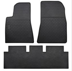 Tesla Model 3 heavy duty rubber weather mats-used