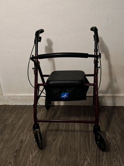 Medline Rollator Walker with Seat