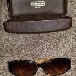 Coach Sunglasses And Case. Persol Sunglasses.