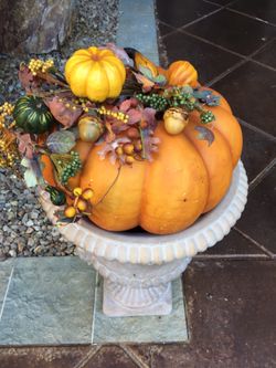 Pumpkin centerpiece