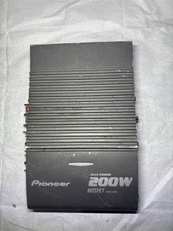 Pioneer GM-X262 200W MOSFET 2-Channel Car Audio Amplifier