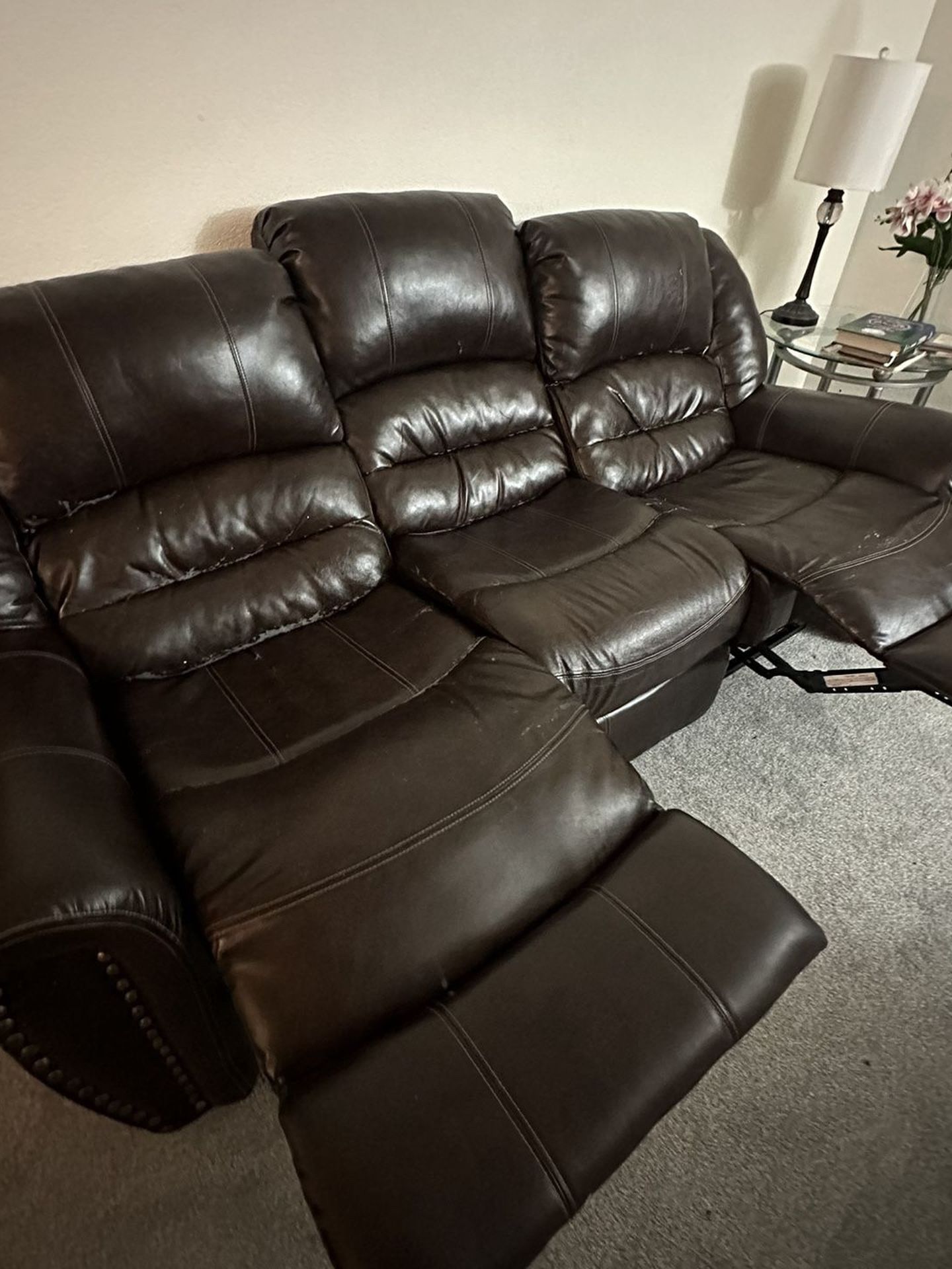 Free Leather Couch!