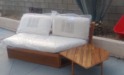Sofa and table