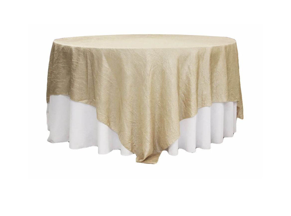 Champagne Color Taffeta Overlay 10pk