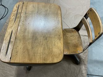 Old school desk
