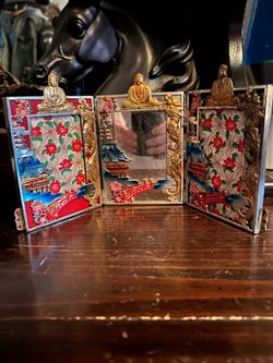 Vintage photo frame Buddha From 1950’s