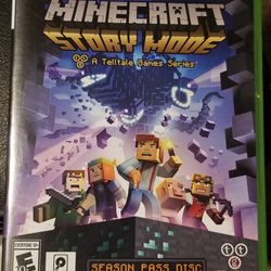 Minecraft Story Mode Season Pass Disc Xbox 360 Game USED