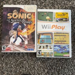 Sonic And The Secret Rings And Wii Play
