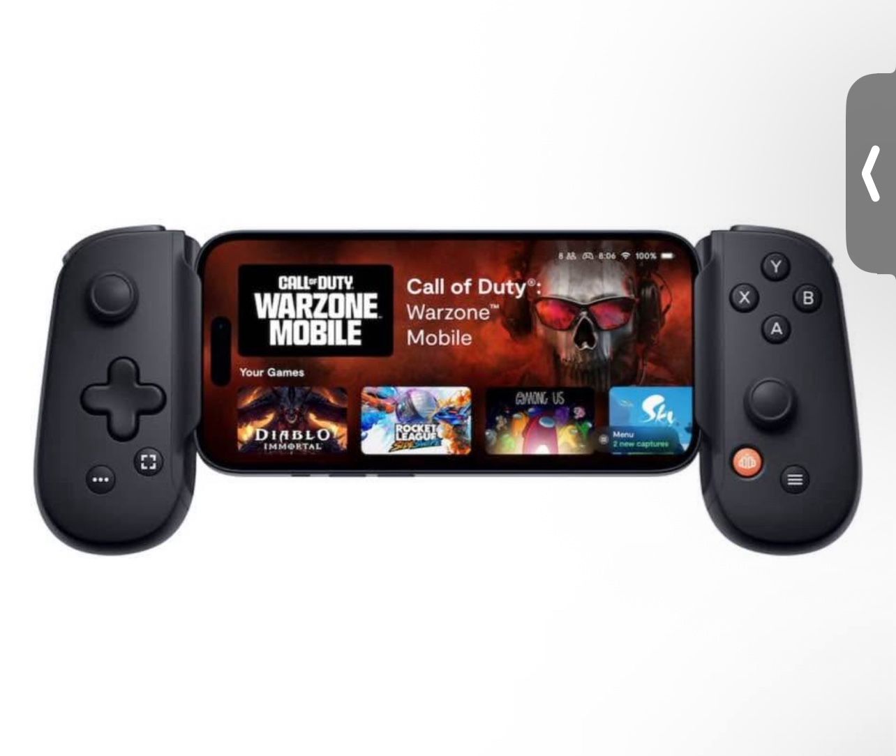 BACKBONE One Mobile Gaming Controller for iPhone (Lightning) - 2nd Gen - Turn Your iPhone into a Gam