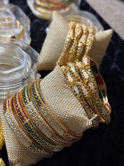 Dubai gold plated bangles