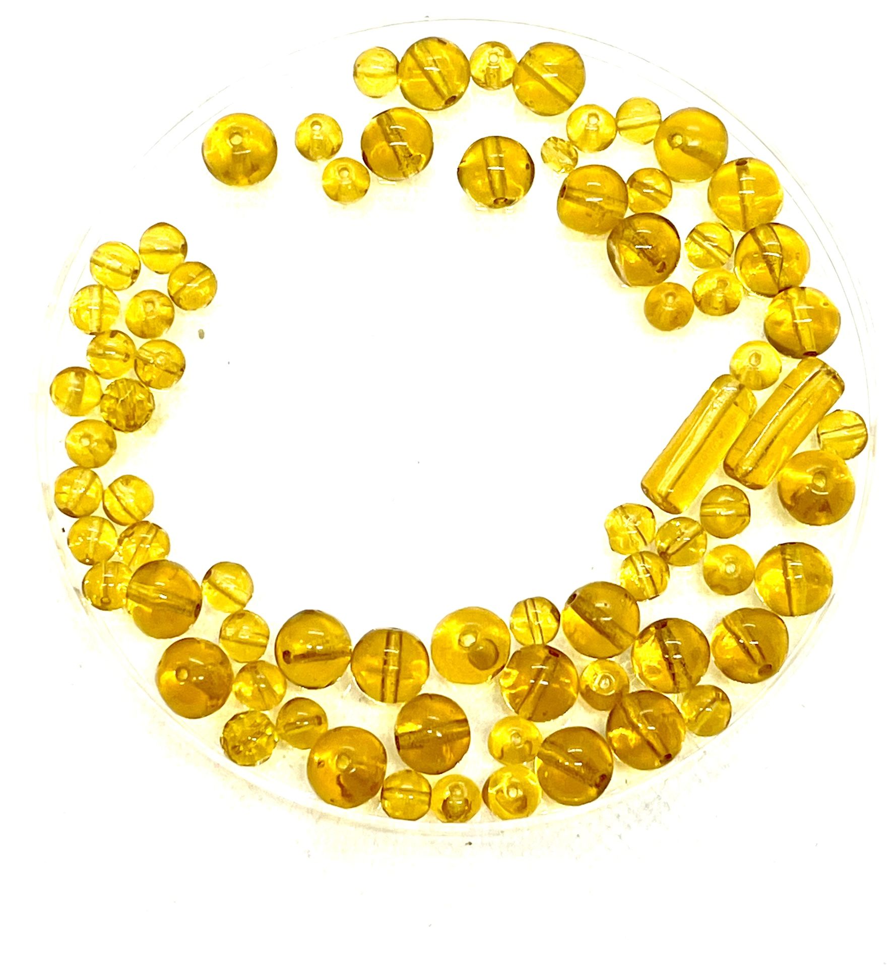 Mixed Lot Of Citrine Beads