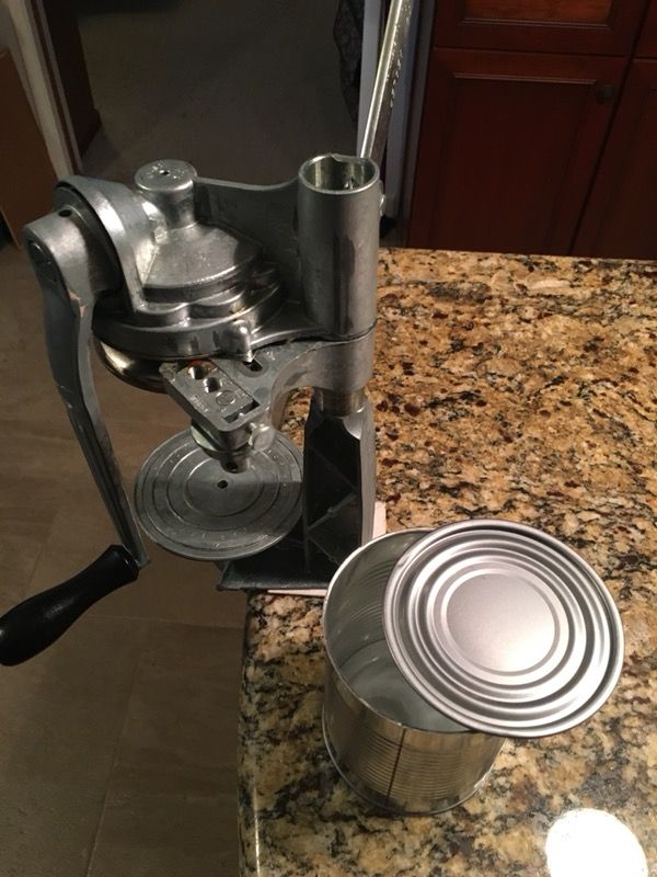 Hand Operated Home Can Sealer, Ives-Way Automatic 400, 17x #2 Cans/lid