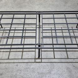 Folding Metal Twin Bed Frame 80" Long 37.5" Wide 16.5" Tall