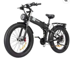 Ridstar H26 pro 26 inch fat tire foldable electric bicycle dual motor Ebike