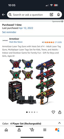 Rechargeable Laser Guns 