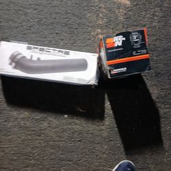 cold air intake set up w cold air filter k&n 3.5 bridge 