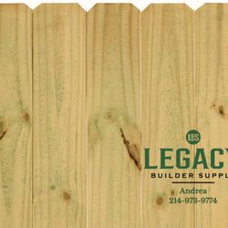 Pine pressure pickets at $2.07 each 6’ dog ear 