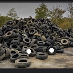 Old Worn Out Used Tires Free
