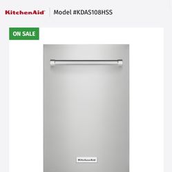 New Kitchenaid Dishwasher