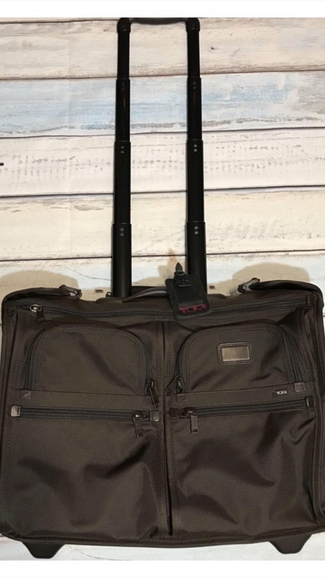 Tumi Ballistic Nylon Alpha 2 Brown Rolling Garment Bag
