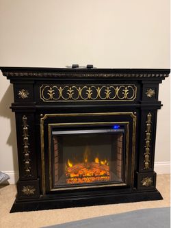 Free standing fireplace/ for living room