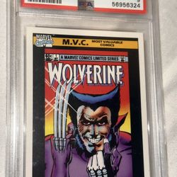 Vintage Limited Series #1 Marvel Wolverine PSA Mint 9