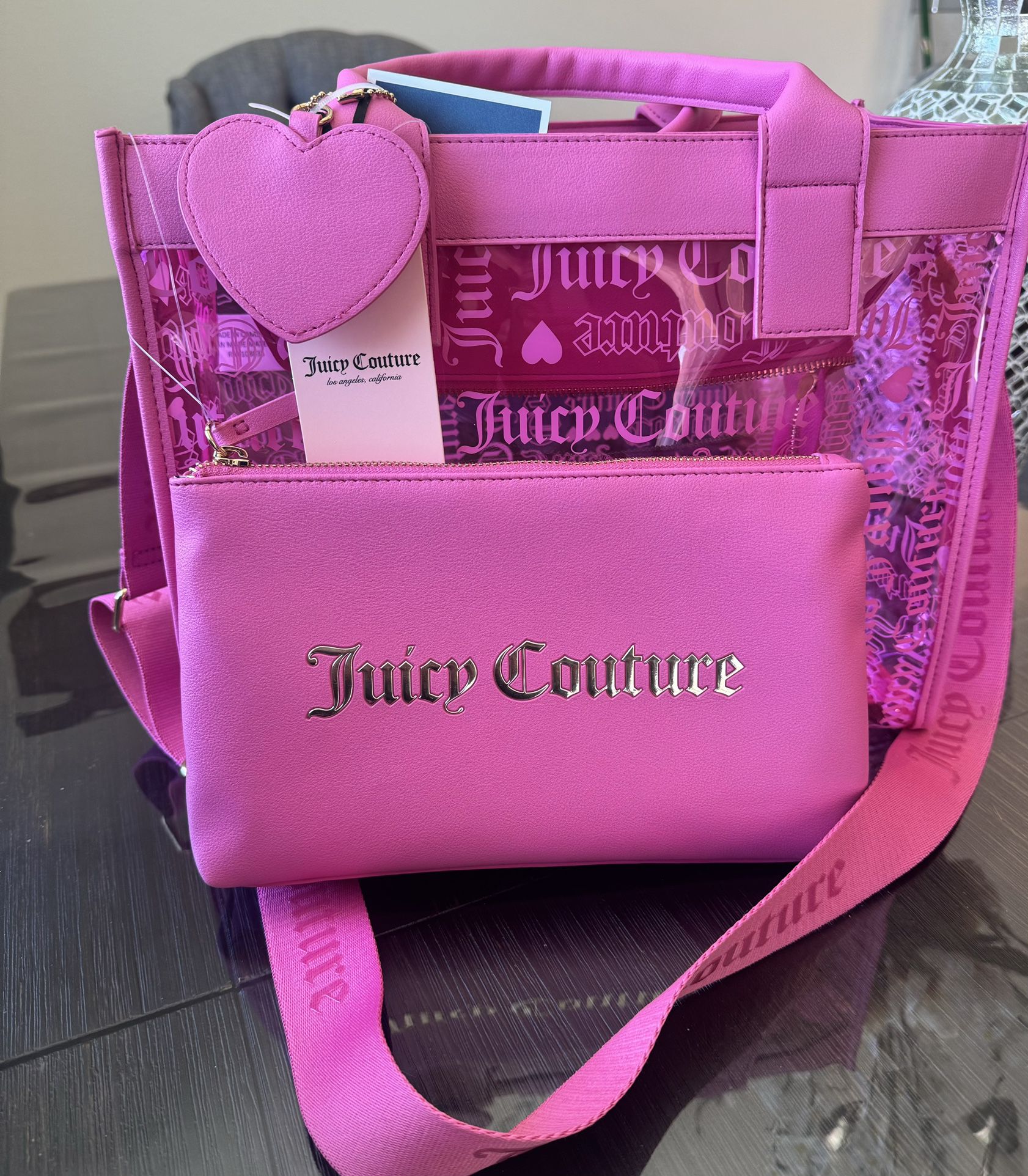 Juicy Couture Large Pink Beachin Tote