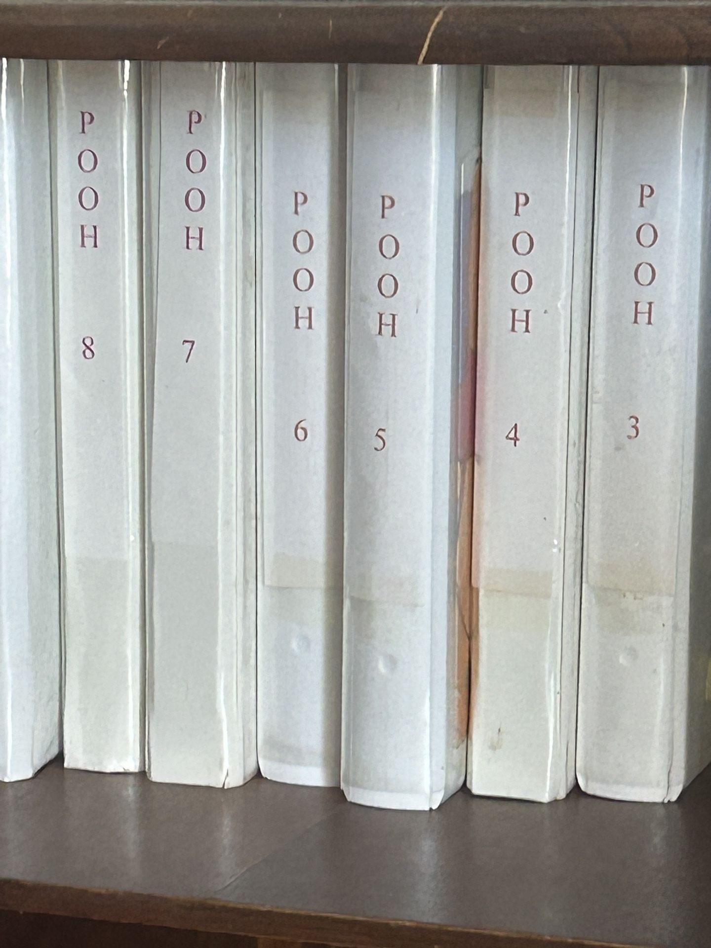 The Firs Ten  Made Of WINNEY  THE   POOH BEFORE THEY MADE COLOR THESE ARE PLIAN COVERS