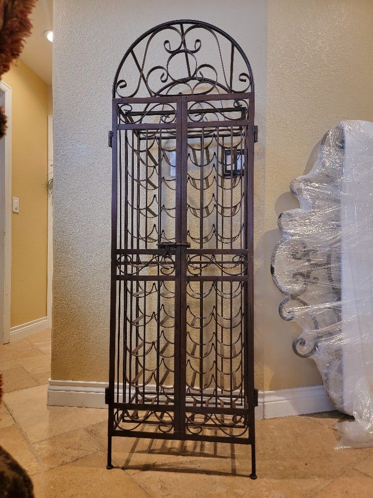 40 bottle Wrought Iron Wine Rack