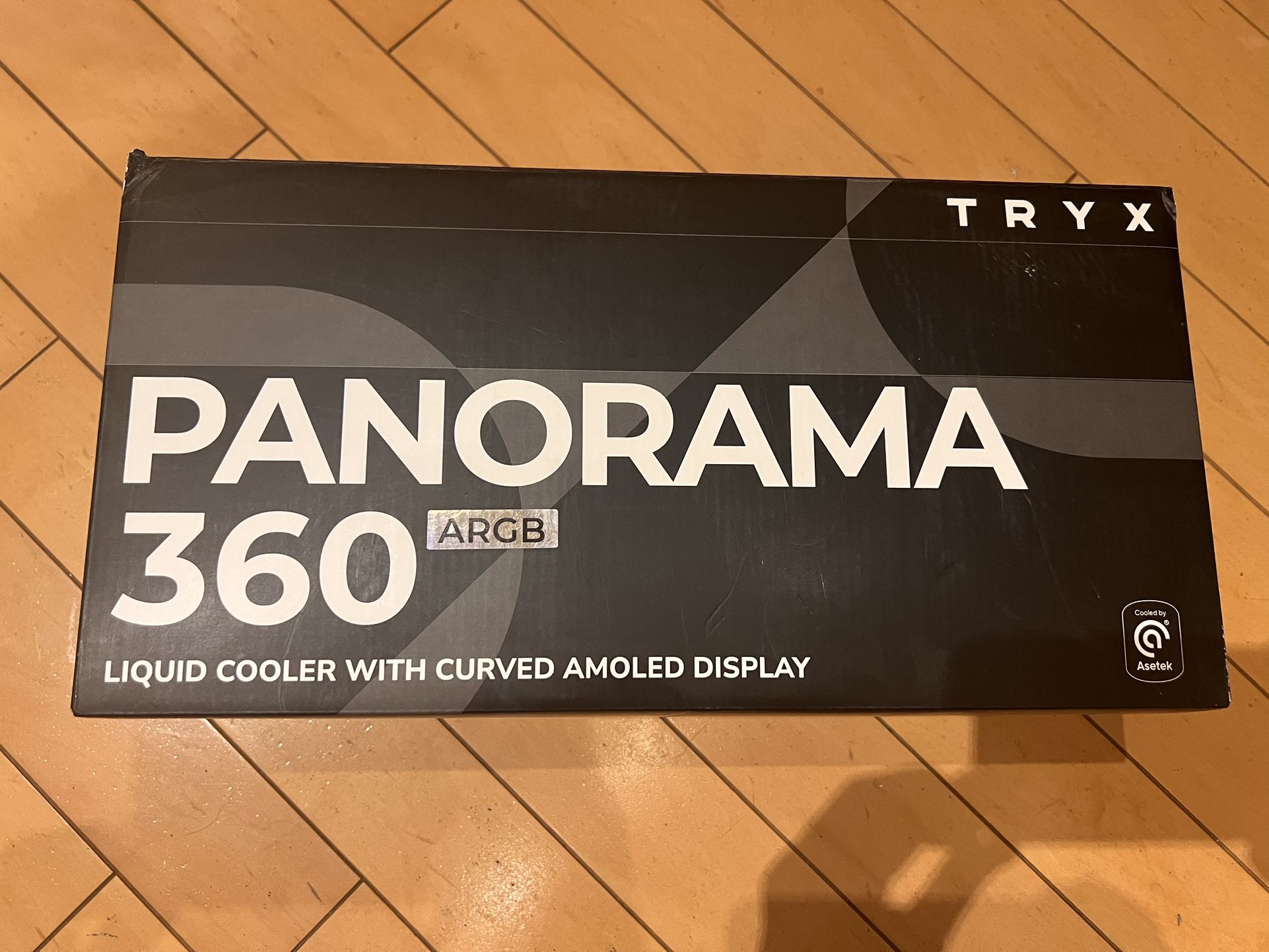 Black Panorama 360 TRYX Water Cooler ARGB
