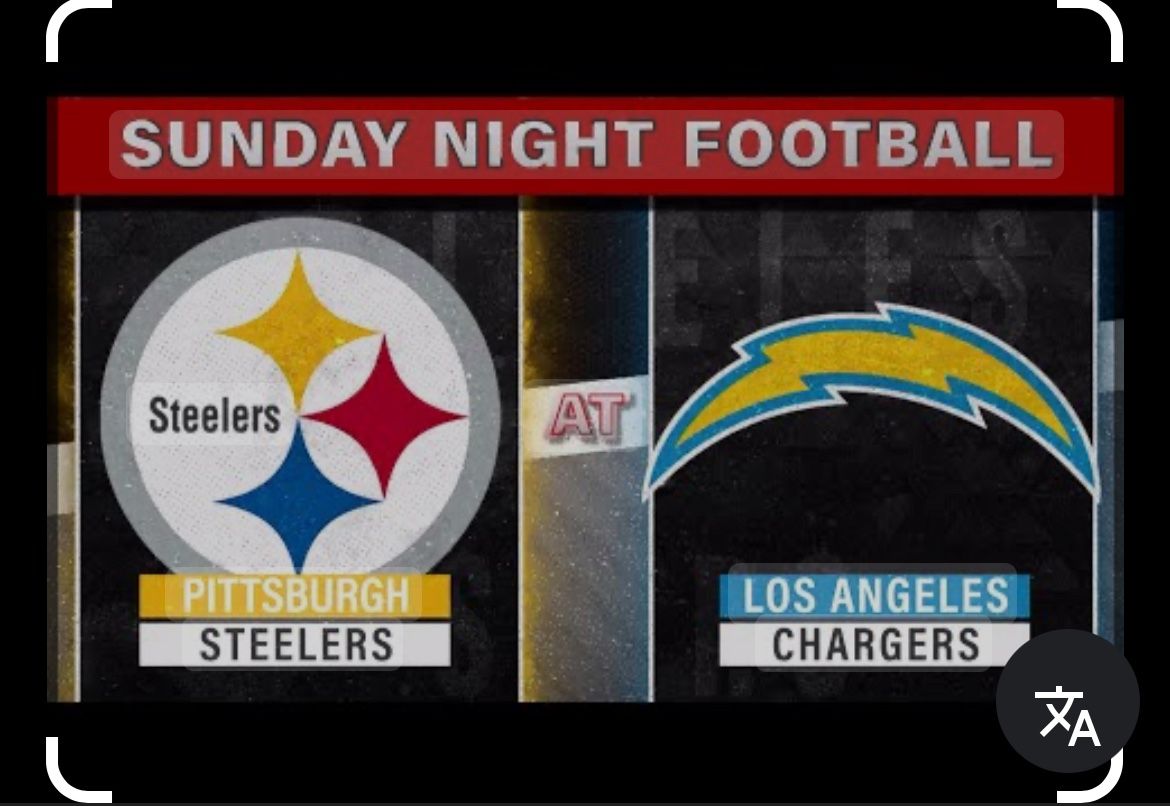 Steelers vs chargers 