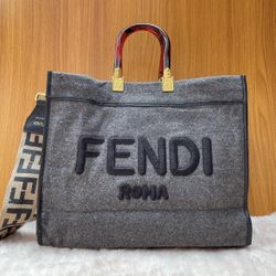 FENDI Sunshine Tote Bag Medium Preowned 