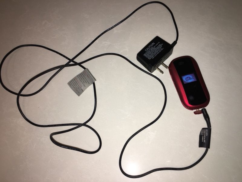 Virgin Mobile Flip Phone, Red