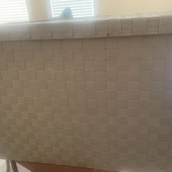 Grey Hamper/ Storage Bin