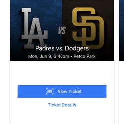 Padres Vs Dodgers June 9th 2025